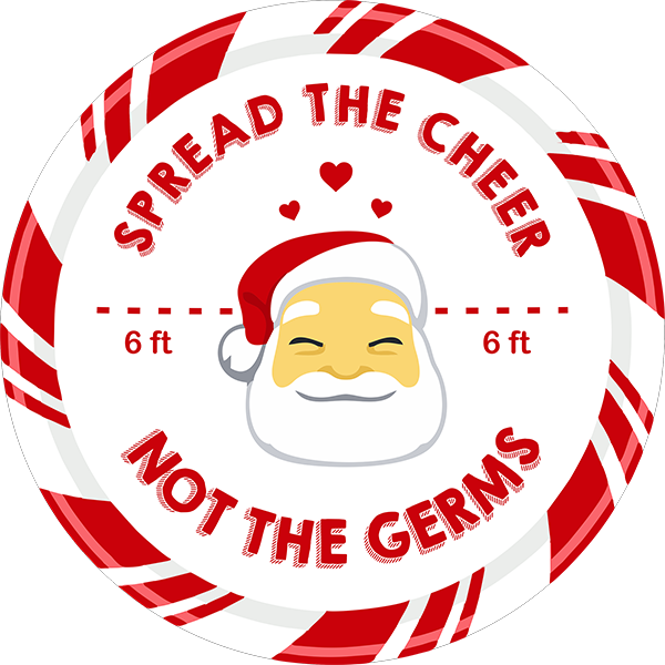 Spread the Cheer Vinyl Floor Decal