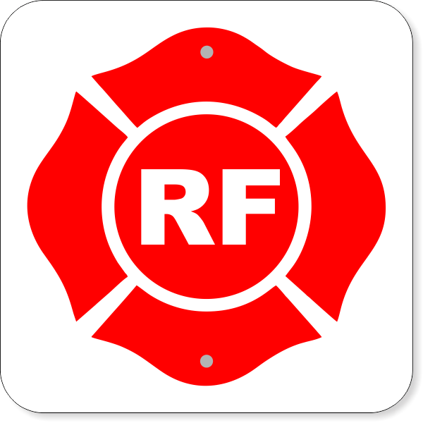 (RF) Floor Truss Construction Aluminum Sign | 12" x 12"