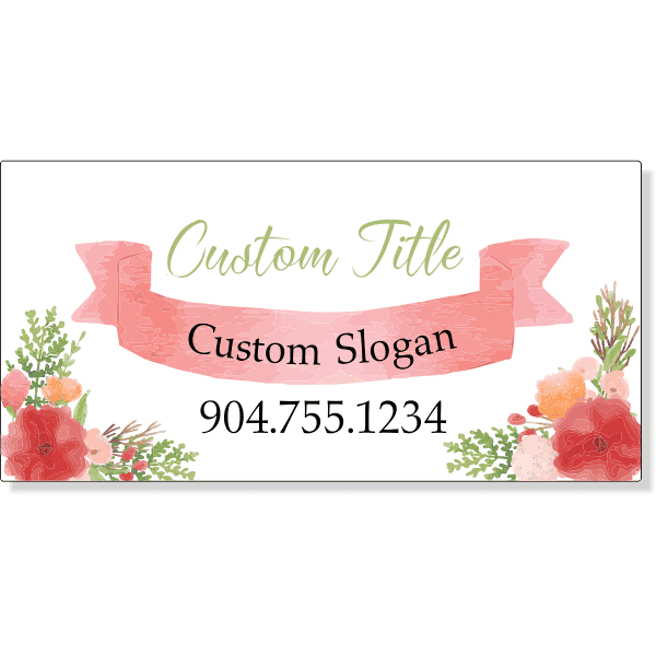 Floral Studio Car Magnet