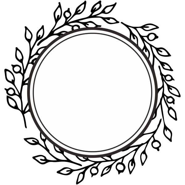 Framed Wreath Stamp