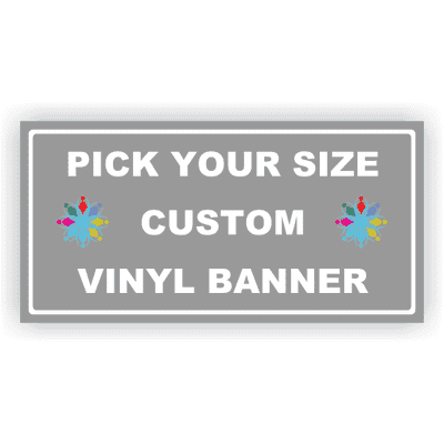 Full Color Custom Banner, Pick Your Size - alternate view