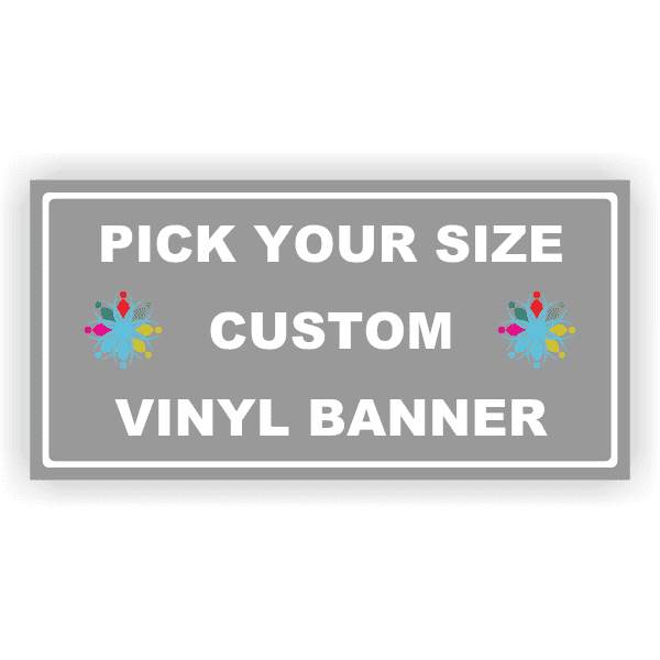 Full Color Custom Banner, Pick Your Size
