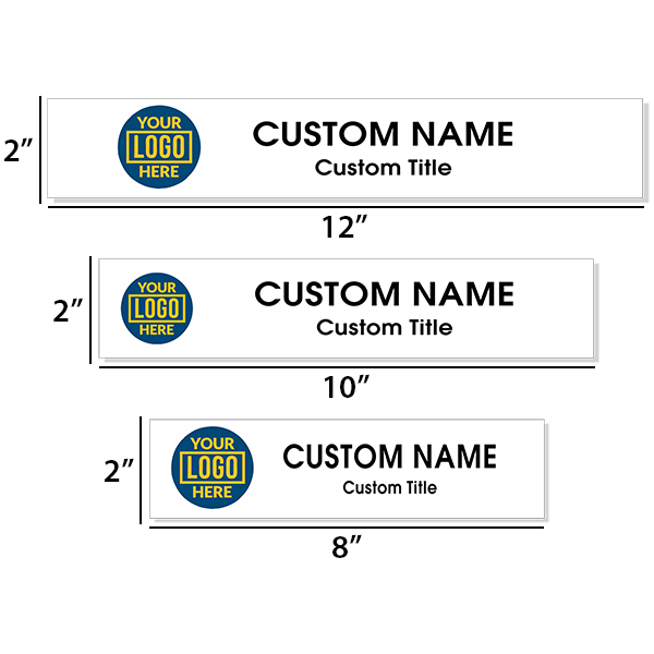 Insert Only for Traditional Alum Nameplate Holders - Full Color