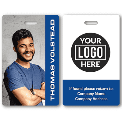 Full Color Photo ID Badge with Bar Code