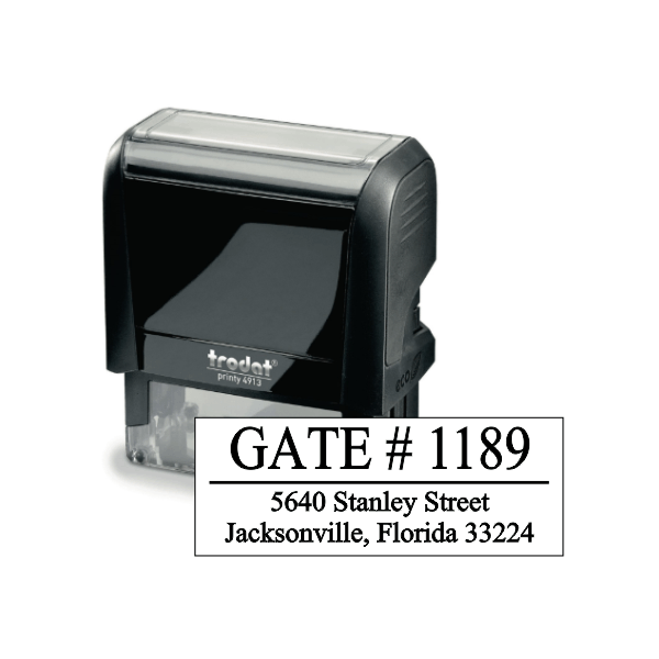 GATE Store Address Stamp