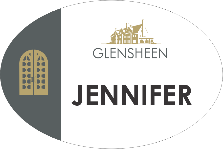 Glensheen Door Name Badge