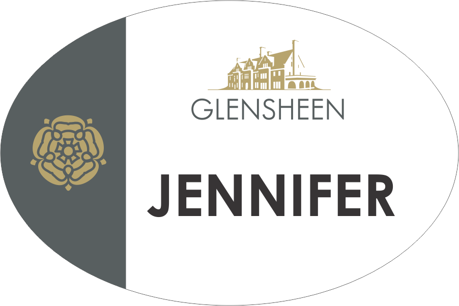 Glensheen Flower Name Badge