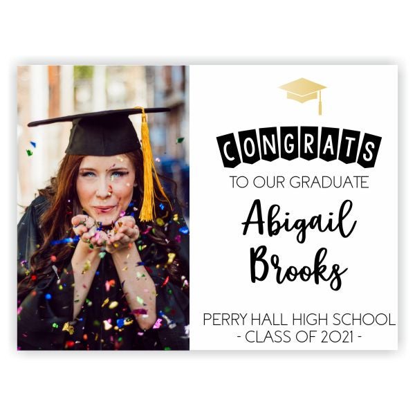 Congrats to Our Graduate | Graduation Yard Sign | 18