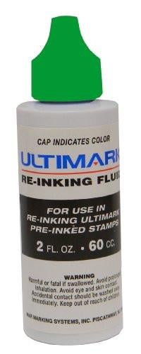 Green 2oz Refill Ink - Ultimark