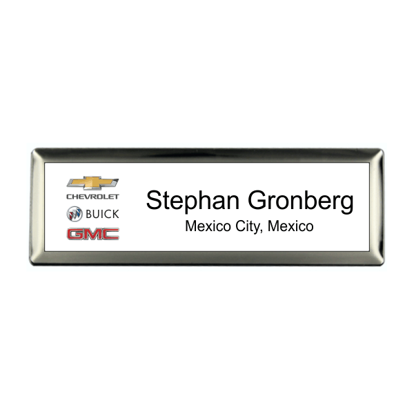 Hanania Chevrolet/BuickGMC Executive Name Tag