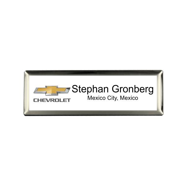 Hanania Chevrolet Executive Name Tag