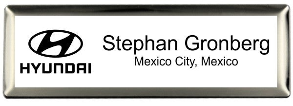 Hanania Hyundai Executive Name Tag
