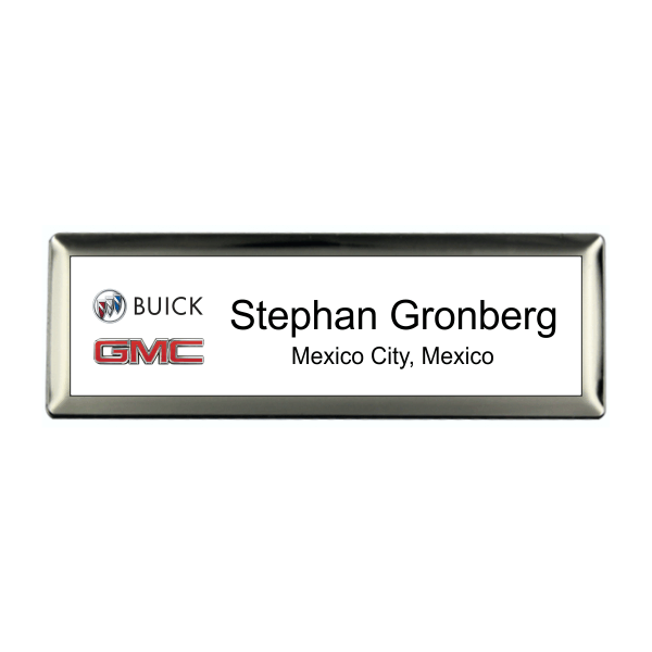 Hanania BuickGMC Executive Name Tag