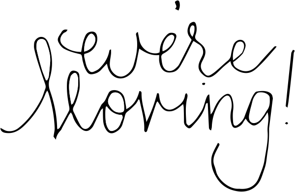 We're Moving Stamp