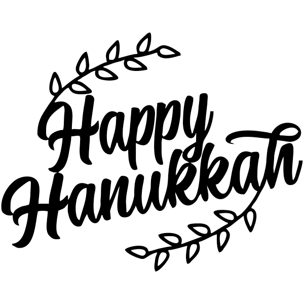 Happy Hanukkah Craft Stamp | 2