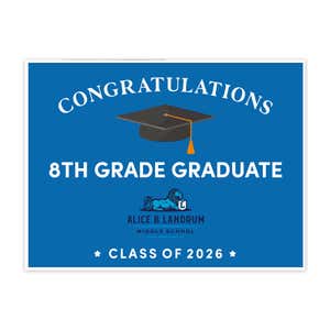 Landrum Middle School Graduation Yard Sign 2025