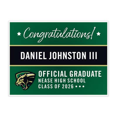Bartram Trail High School Graduation Yard Sign