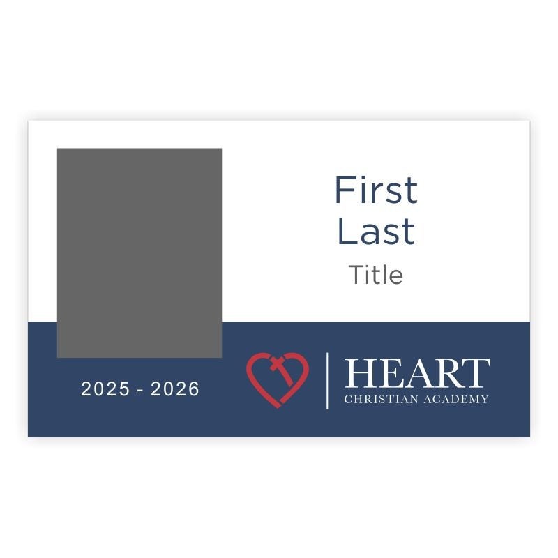 Heart Christian Academy ID Badge