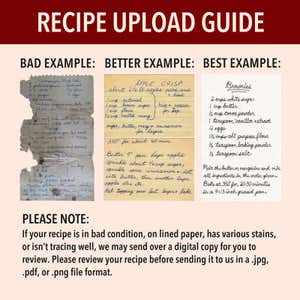Instructions on uploading a recipe image 