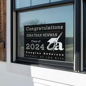 Douglas Anderson Graduation Window Sign 