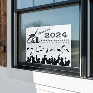 Douglas Anderson Graduation Window Sign