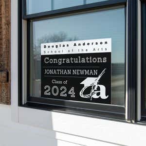Douglas Anderson Graduation Window Sign