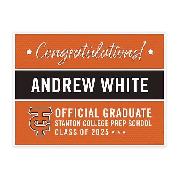 Tocoi Creek High School Graduation Yard Sign
