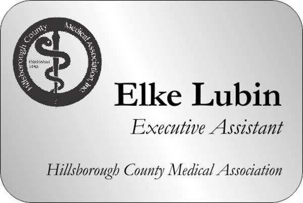 Hillsborough County Medical - Name Badge