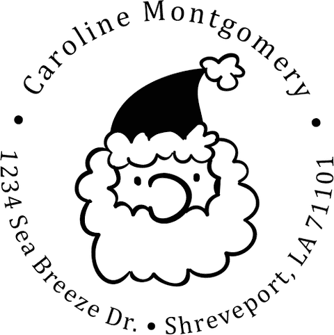 Montgomery Santa Claus Return Address Stamp