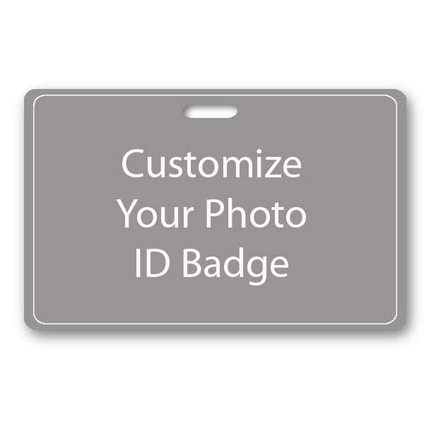 Horizontal ID Card - Single Sided