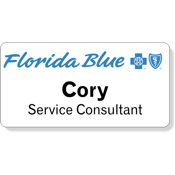 Horizon Promotional Florida Blue Name Tag