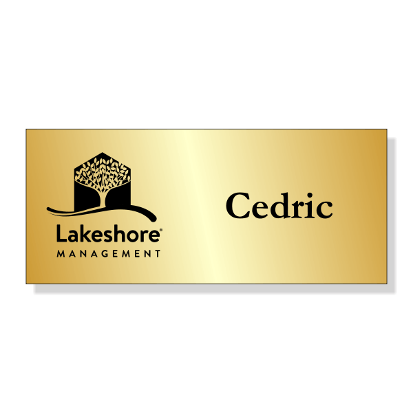 Horizon Promotional Lakeshore Name Tag Holmes Custom