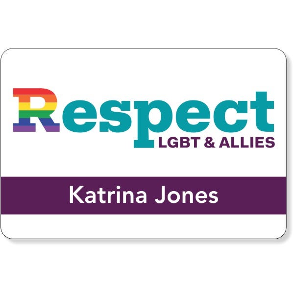 Horizon Promotional Respect Name Tag