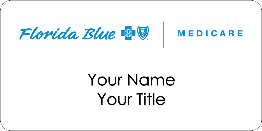 Horizon Promotional Florida Blue Medicare Name Tag