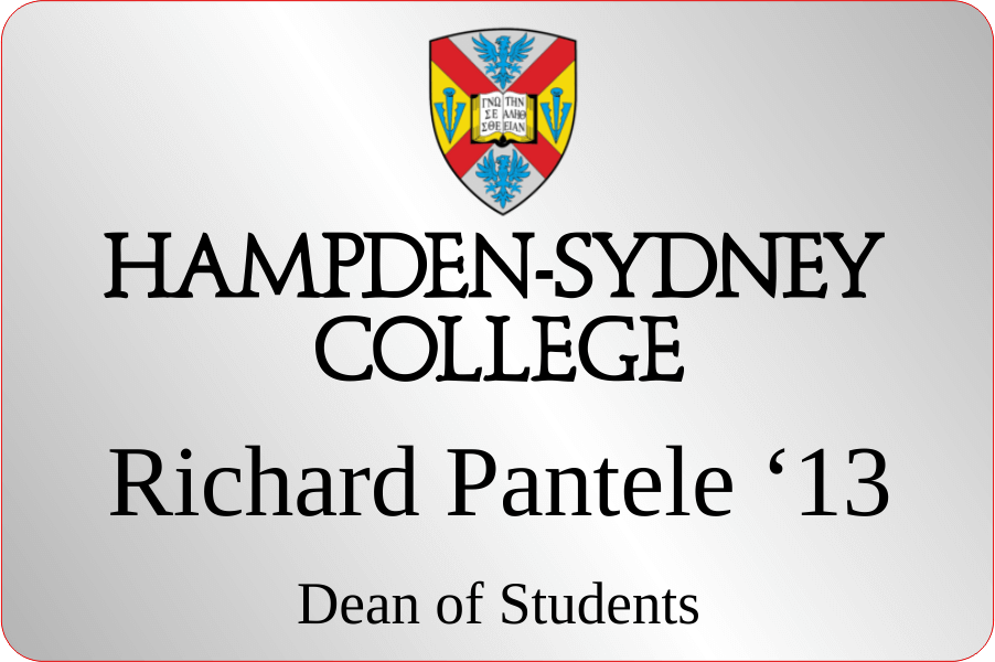 Hampden-Sydney College Name Tags