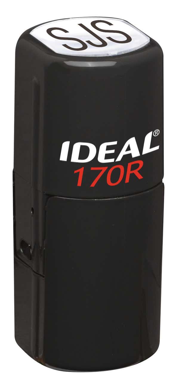 Ideal by Trodat 170R Round Stamp with Black Ink