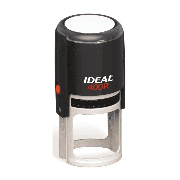Ideal by Trodat 400R Round Stamp with Black Ink