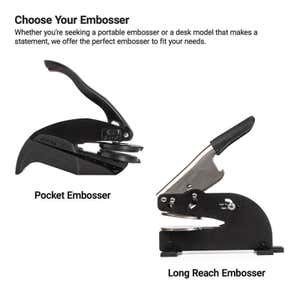 The pocket and long reach embosser 