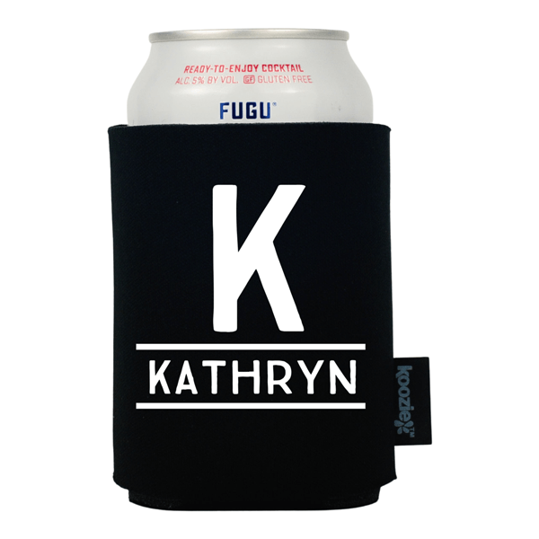 Koozie® Inline Text Monogram Drink Cooler