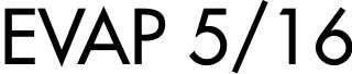 Inline Tube EVAP 5/16 Stamp