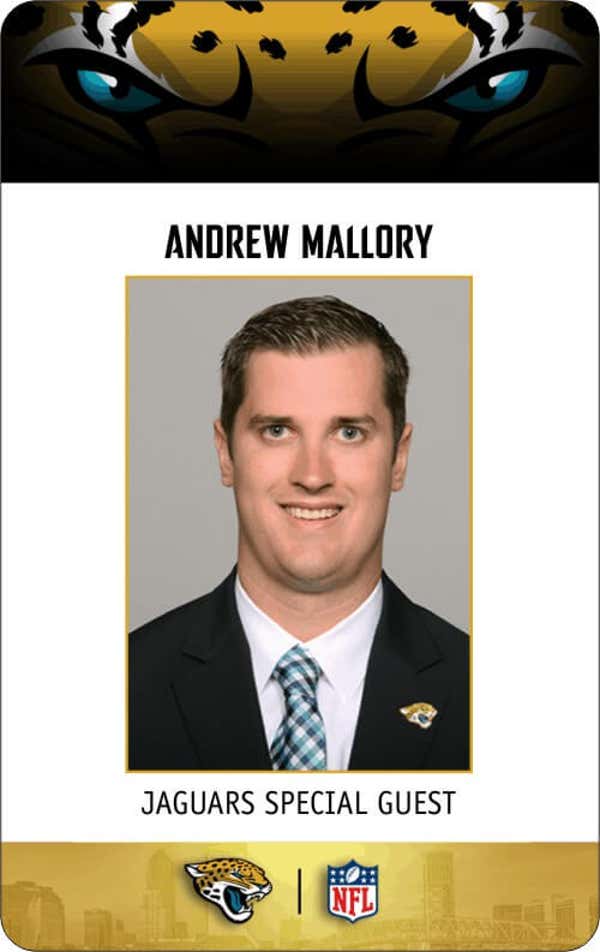 Jaguars Guest ID Badge