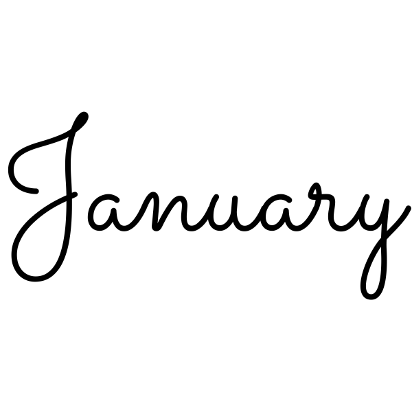 January Journal Stamp