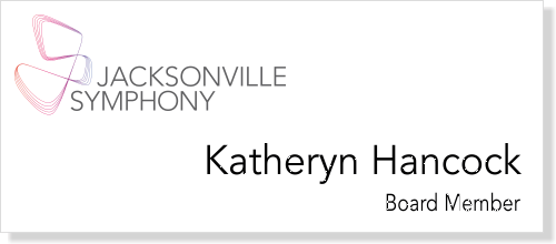 Jacksonville Symphony Name Tag