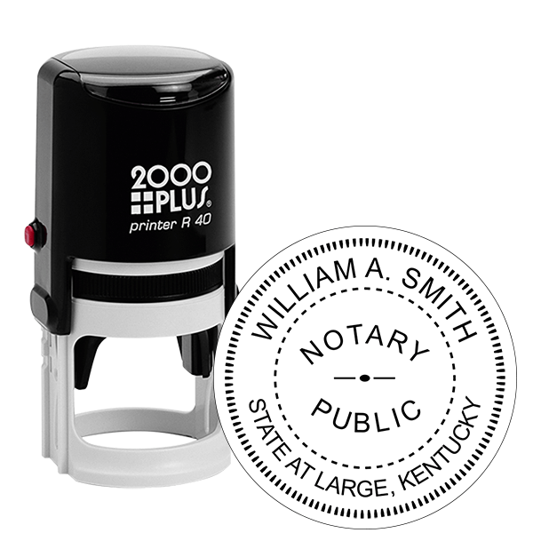 Kentucky Notary Round Stamp