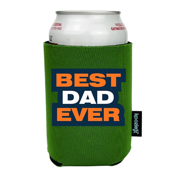 Koozie® Orange & Navy Best Dad Ever Drink Cooler