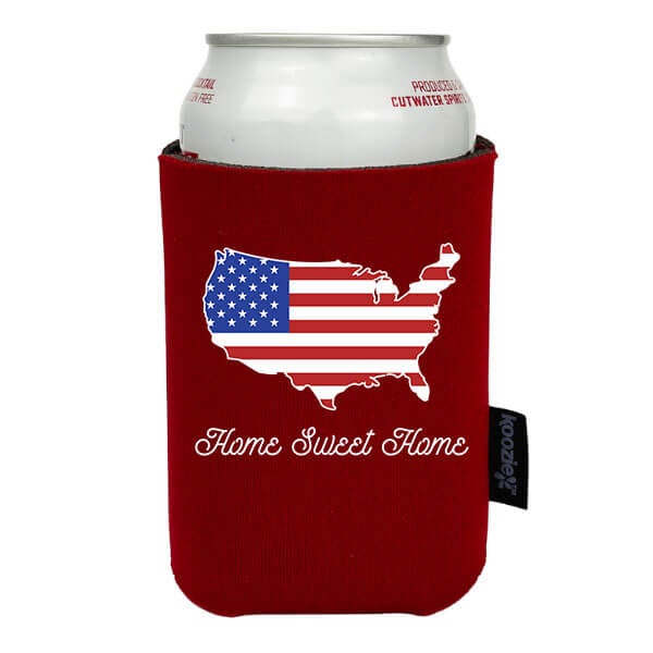 Koozie® Home Sweet Home Patriotic Drink Cooler