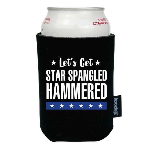 Koozie® Star Spangled Hammered Patriotic Drink Cooler