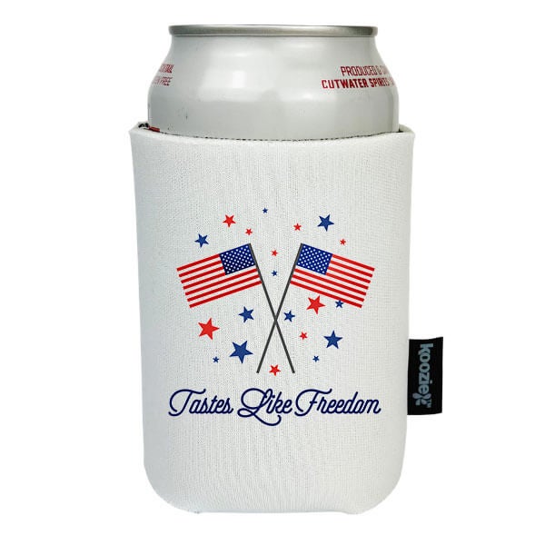 Koozie® Tastes Like Freedom Patriotic Drink Cooler