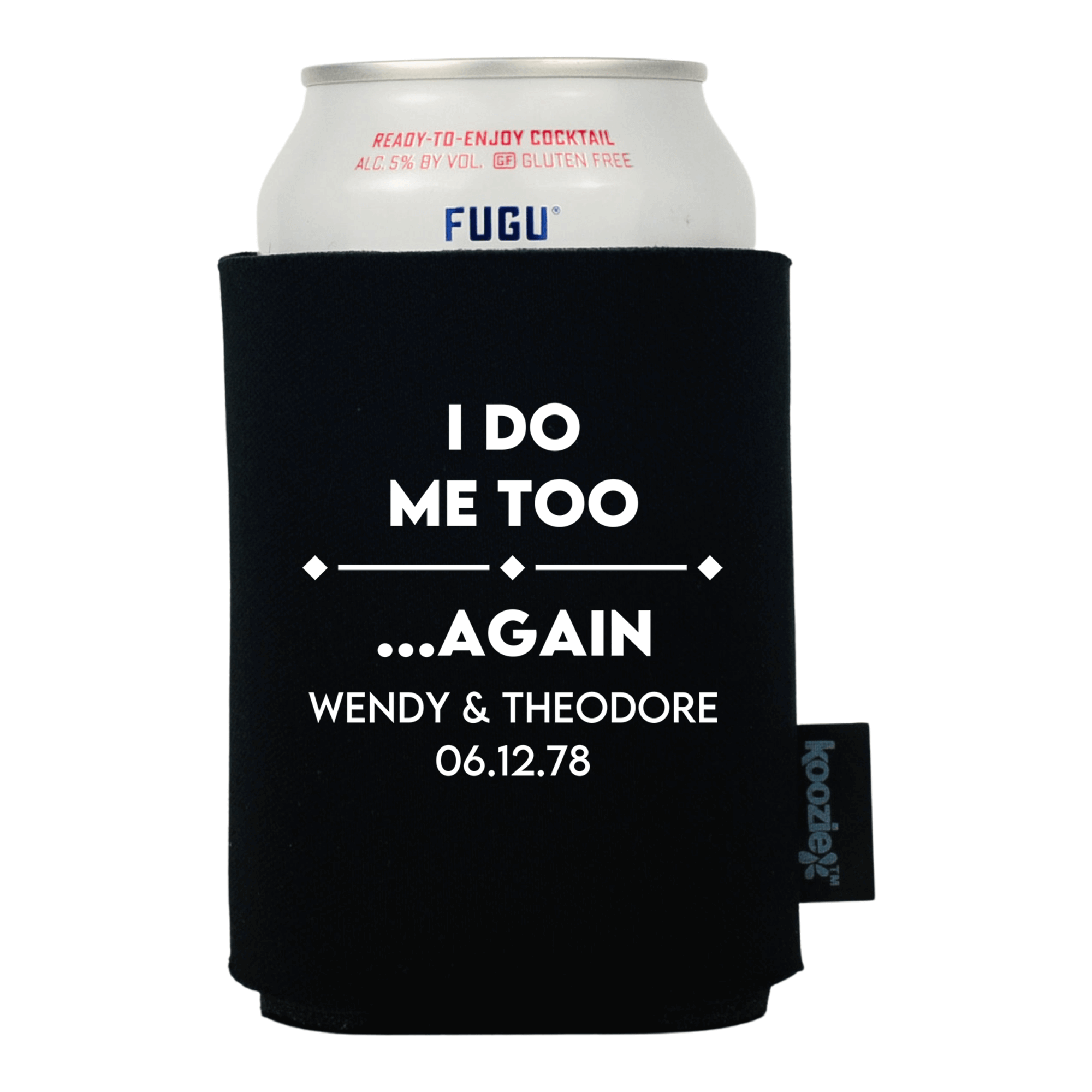 Koozie® I Do Again Anniversary Drink cooler
