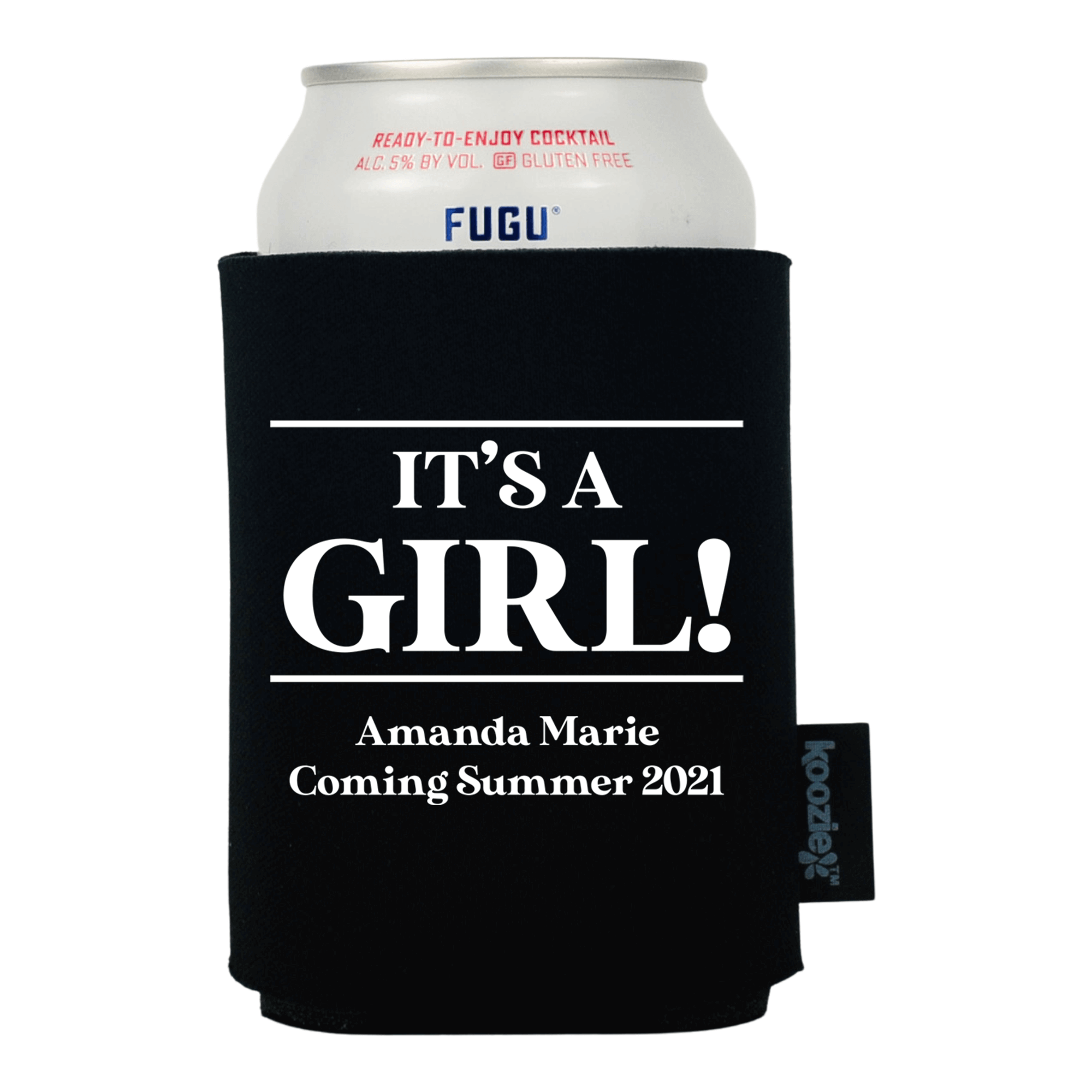 Koozie® It's a Girl Baby Shower Drink Cooler